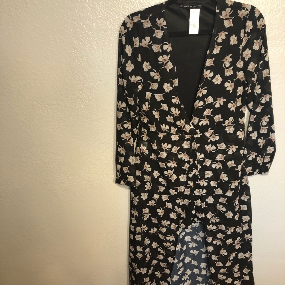 NWT Floral Maxi Romper - Medium